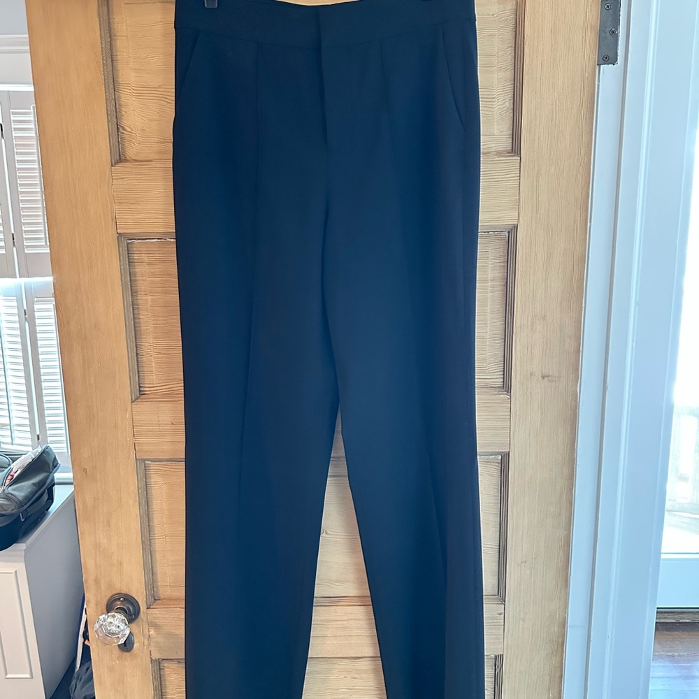 Alice + Olivia Black Dylan Wide Leg Pants